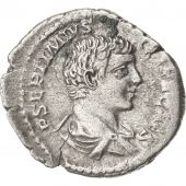 Geta, Denarius, 207, Roma, AU(50-53), Silver, RIC:34b
