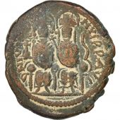 Justin II 565-578, Follis, Nicomedia, EF(40-45), Copper, Sear 369