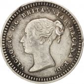 Great Britain, Victoria, 1-1/2 Pence, 1842, AU(50-53), Silver