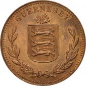 Guernsey, 8 Doubles, 1949, Heaton, Birmingham, AU(55-58), Bronze, KM:14