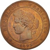 France, Crs, 10 Centimes, 1895, Paris, TB+, Bronze, KM:815.1, Gadoury:265a