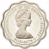 Bahamas, Elizabeth II, 10 Cents, 1973, Franklin Mint, U.S.A., SUP