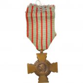 France, Croix du Combattant de 1914-1918, Medal, 1930, Trs bon tat, Bronze