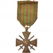 France, Croix de Guerre de 1914-1918, Medal, 1915, Good Quality, Bronze, 37