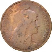 France, Dupuis, 5 Centimes, 1904, Paris, F(12-15), Bronze, KM:842, Gadoury:165