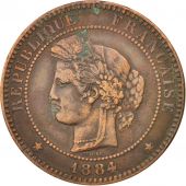 France, Crs, 10 Centimes, 1884, Paris, TB+, Bronze, KM:815.1, Gadoury:265a