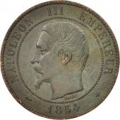 France, Napoleon III, Napolon III, 10 Centimes, 1854, Strasbourg, TTB, Bronze