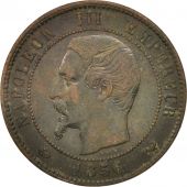 France, Napoleon III, Napolon III, 10 Centimes, 1856, Lille, EF(40-45)