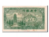 Chine, 5 Cents type 1939