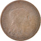 France, Dupuis, 2 Centimes, 1912, Paris, EF(40-45), Bronze, KM:841, Gadoury:107