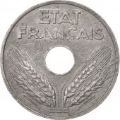 France, tat franais, 20 Centimes, 1944, Paris, AU(50-53), Zinc, KM:900.2