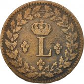 France, Napolon I, Decime, 1815, Strasbourg, VF(30-35), Bronze, KM:700