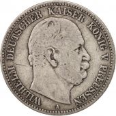 German States, PRUSSIA, Wilhelm I, 2 Mark, 1877, Berlin, VF(30-35), Silver