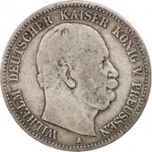 Etats allemands, PRUSSIA, Wilhelm I, 2 Mark, 1877, Berlin, TB+, Argent, KM:506