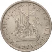 Portugal, 10 Escudos, 1973, Lisbon, AU(55-58), Copper-Nickel Clad Nickel, KM:600