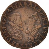 Pays-Bas, Token, Spanish Netherlands, Albert et Elisabeth, Anvers, 1607, TTB
