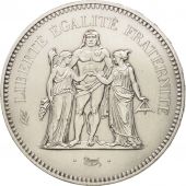 France, Hercule, 50 Francs, 1975, Paris, MS(63), Silver, KM:941.1, Gadoury:882