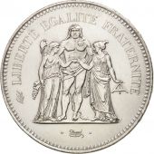 France, Hercule, 50 Francs, 1976, Paris, MS(63), Silver, KM:941.1, Gadoury:882