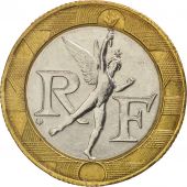 France, Gnie, 10 Francs, 1989, Paris, TTB+, Bi-Metallic, KM:964.1
