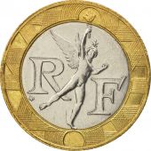 France, Gnie, 10 Francs, 1991, Paris, TTB+, Bi-Metallic, KM:964.1, Gadoury:827