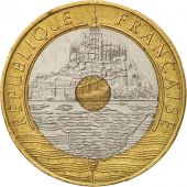 France, Mont Saint Michel, 20 Francs, 1992, TTB+, Tri-Metallic, KM:1008.2