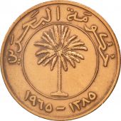Bahrain, 10 Fils, 1965, TTB+, Bronze, KM:3