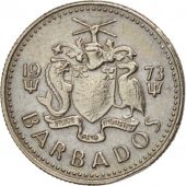 Barbados, 10 Cents, 1973, Franklin Mint, AU(50-53), Copper-nickel, KM:12