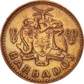 Barbados, Cent, 1980, Franklin Mint, AU(50-53), Bronze, KM:10