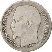 France, Napolon III, 50 Centimes, 1852, Paris, B+, Argent, KM:793, Gadoury:412