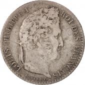 France, Louis-Philippe, 1/4 Franc, 1834, Bayonne, VF(30-35), Silver, KM:740.8