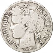 France, Crs, 2 Francs, 1872, Paris, TB, Argent, KM:817.1, Gadoury:530a
