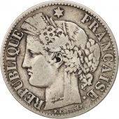 France, Crs, 2 Francs, 1873, Paris, TB+, Argent, KM:817.1, Gadoury:530a