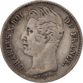 France, Charles X, 1/4 Franc, 1830, Paris, TTB, Argent, KM:722.1, Gadoury:402