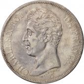 France, Charles X, 5 Francs, 1826, Bayonne, EF(40-45), Silver, KM:720.8
