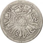 Morocco, Abd al-Aziz, 1/2 Dirham, 1900, Paris, EF(40-45), Silver, KM:9.2