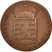 Luxembourg, Leopold II, Sol, 1790, G, TB, Cuivre, KM:15