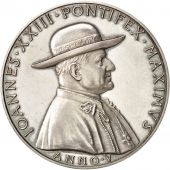 Vatican, Medal, Jean XXIII, Religions & beliefs, 1962, Giampaoli, SUP, Argent