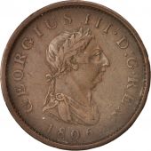 Grande-Bretagne, George III, Penny, 1806, TTB, Cuivre, KM:663