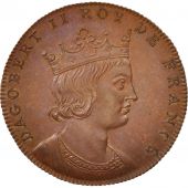 France, Medal, Dagobert II, History, XIXth Century, MS(65-70), Copper, 32