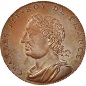 France, Medal, Charles III, History, XIXth Century, MS(65-70), Copper, 34