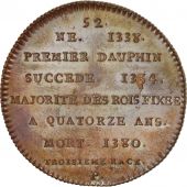 France, Medal, Charles V, History, XIXth Century, MS(65-70), Copper, 32
