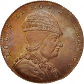 France, Medal, Louis XI, History, XIXth Century, MS(65-70), Copper, 32