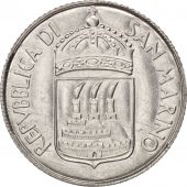 San Marino, 2 Lire, 1973, MS(65-70), Aluminum, KM:23