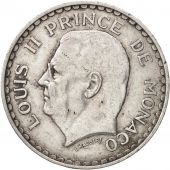 Monaco, Louis II, 5 Francs, 1945, VF(30-35), Aluminum, KM:122, Gadoury:MC135