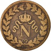 France, Napolon I, Decime, 1815, Strasbourg, VF(20-25), Bronze, KM:700