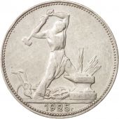 Russia, 50 Kopeks, 1925, Saint-Petersburg, EF(40-45), Silver, KM:89.2