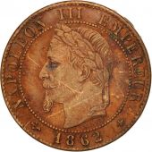 Coin, France, Napoleon III, Napolon III, Centime, 1862, Paris, EF(40-45)