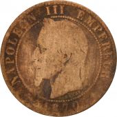 France, Napoleon III, Napolon III, Centime, 1870, Paris, B+, Bronze, KM:795