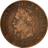 Monnaie, France, Napoleon III, Napolon III, Centime, 1862, Paris, TB+, Bronze