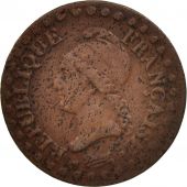 France, Dupr, Centime, 1797, Paris, VF(30-35), Bronze, KM:646, Gadoury:76